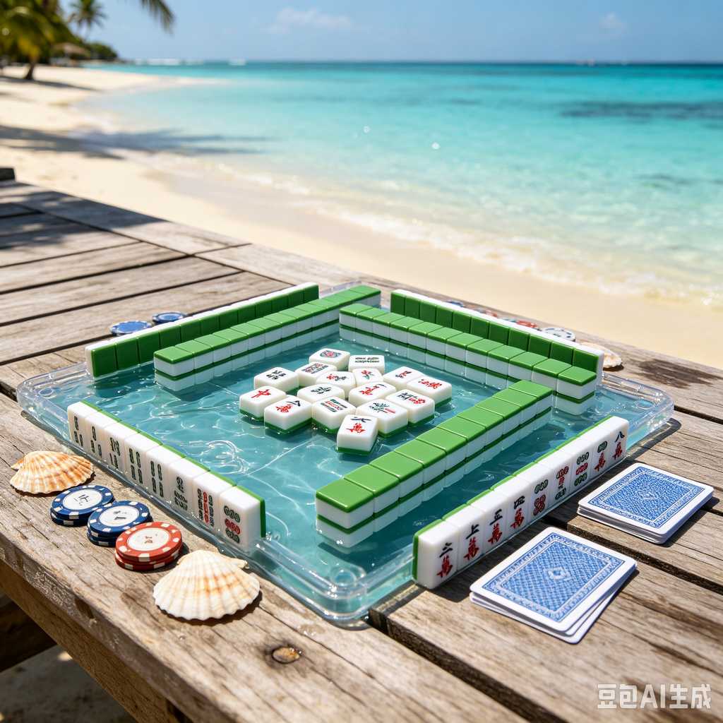 travel mahjong table mat set